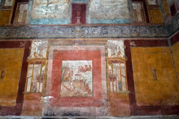istock pompei ruins paintings and mosaic 1203721032