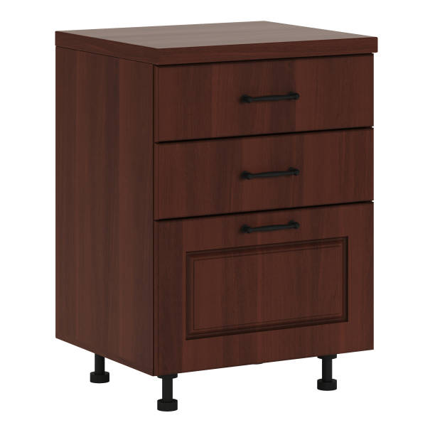 istock Furniture module. Furniture and kitchen equipment isolated on white background. 3D rendering. 1203723400