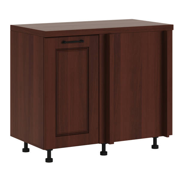 istock Furniture module. Furniture and kitchen equipment isolated on white background. 3D rendering. 1203723416