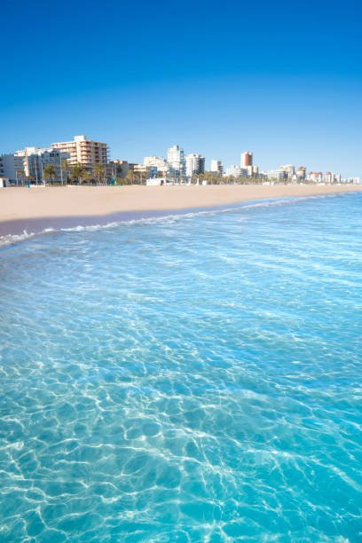 istock Gandia Grao beach clear aqua water in Valencia Spain 1203723457