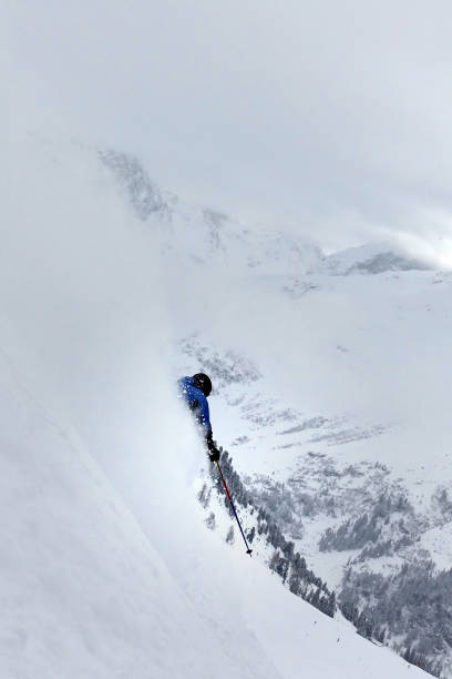 istock Extreme skiing in St. Anton, Austria 1203725441