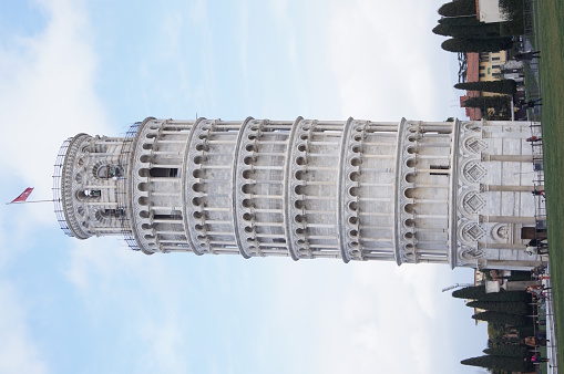 View of the landmark of the city of Pisa in Italy