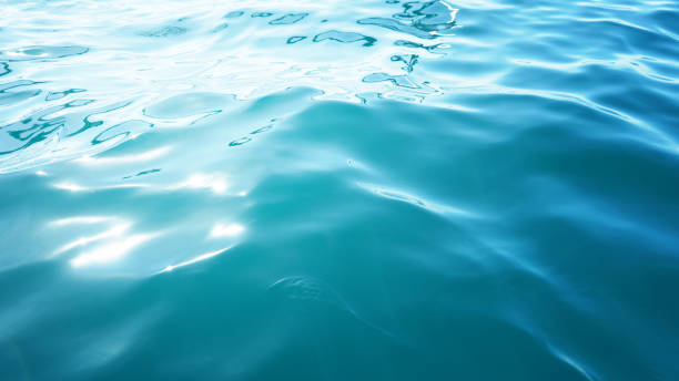 istock Abstract texture soft water of the sea background. 1203728606