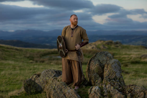 istock A individual viking warrior in the countryside 1203728822