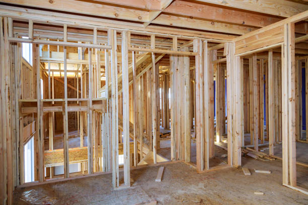istock Interior view of a house under construction 1203730764