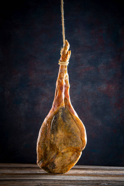 Serrano ham whole leg hanged jamon