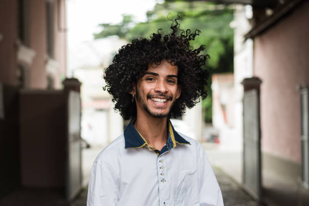 istock Curly hair in the wind 1203754900
