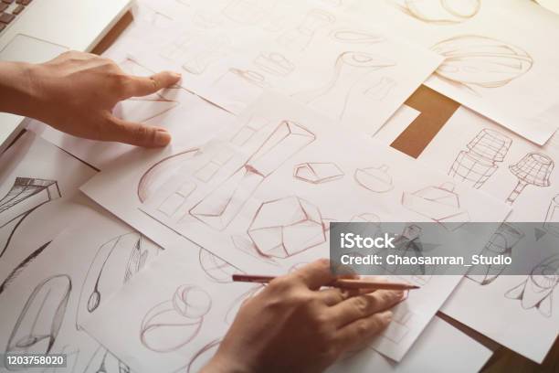 Product Making Drawing Production Designer Sketching Drawing Development Design Product ...