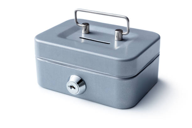 istock Money: Cash Box Isolated on White Background 1203759115