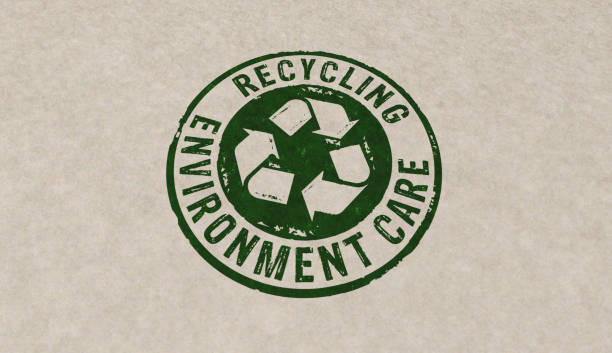 istock Recycling stamp and stamping 1203761875