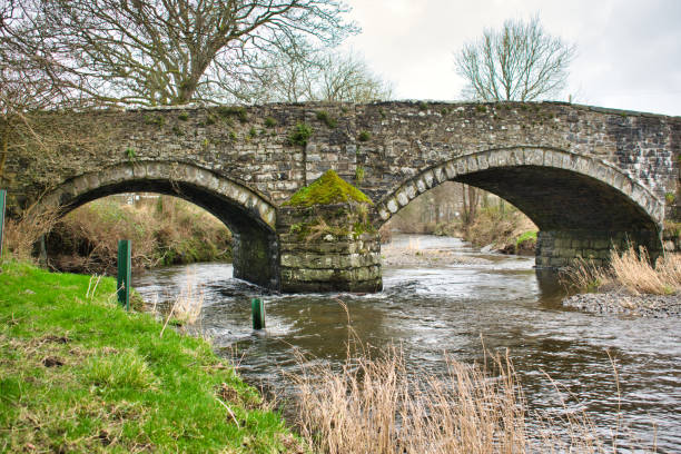 istock A bridge crossing the River Aeron. 1203762066