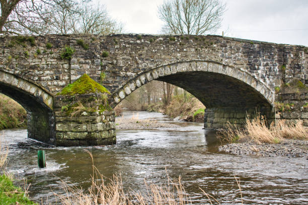 istock A bridge crossing the River Aeron. 1203762108