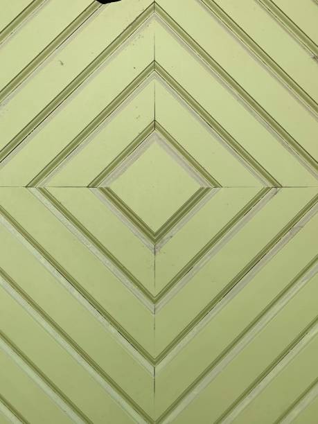 istock Green wooden door close up 1203768557
