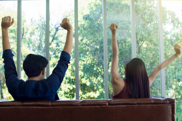 istock A couple wake up in the morning 1203770848