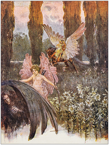 Antique Illustration: Fantasy fable