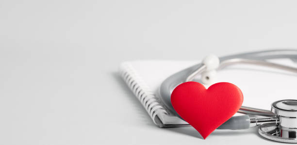 istock Healthcare concept - Stethoscope and a heart 1203779358
