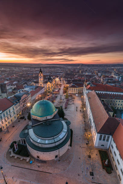 istock Aerial photo of Advent in Pecs 1203780227