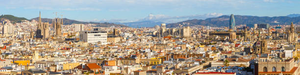 istock Wide panorama of Barcelona, Spain 1203782243