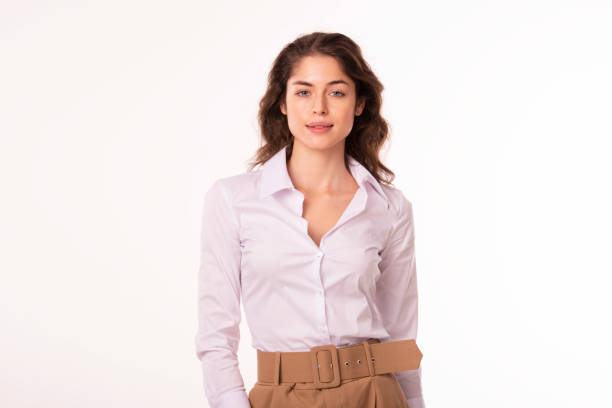 istock Attractive young businesswoman studio portrait 1203783214