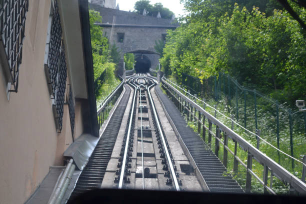 istock a cable car rail to the mountain 1203785629