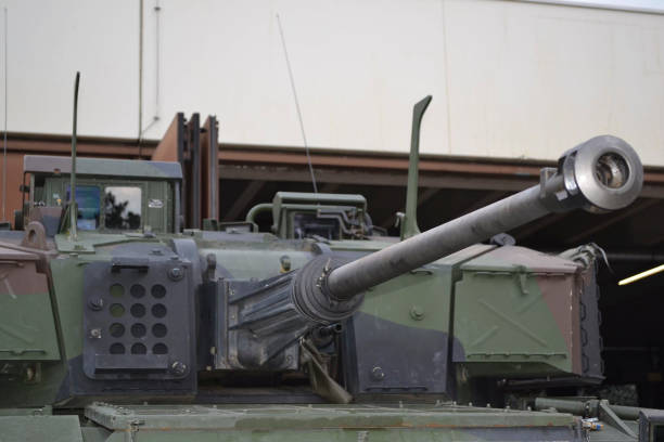 istock a tank is picking up by a truck 1203787228