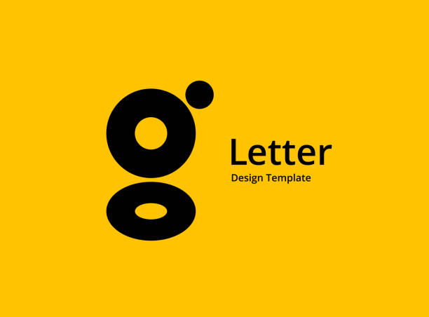 illustrazioni stock, clip art, cartoni animati e icone di tendenza di icona del logo della lettera g - lettera g