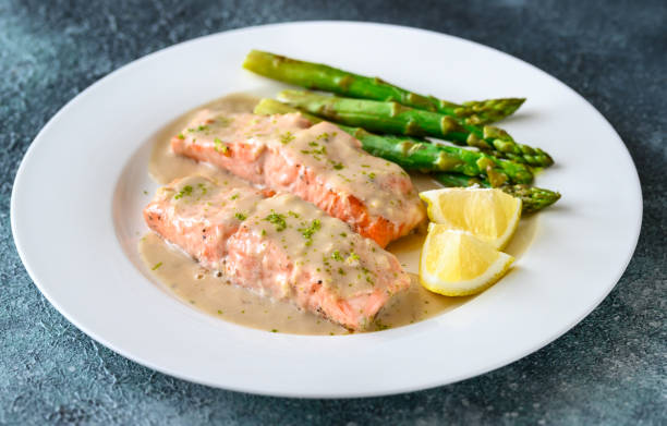istock Coconut milk salmon 1203791494