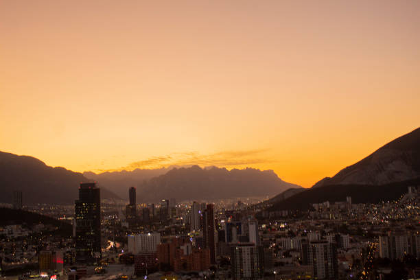 istock Sunset view in Monterrey Mexico 1203794167