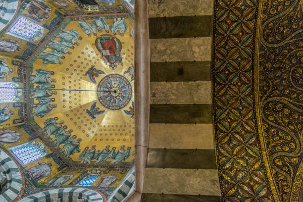 istock Cathedral Ceiling - Golden Mosaic 1203796382