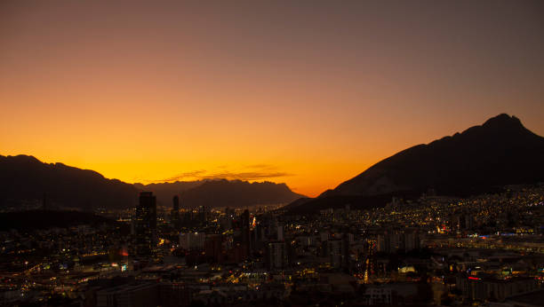 istock Sunset view in Monterrey Mexico 1203796977