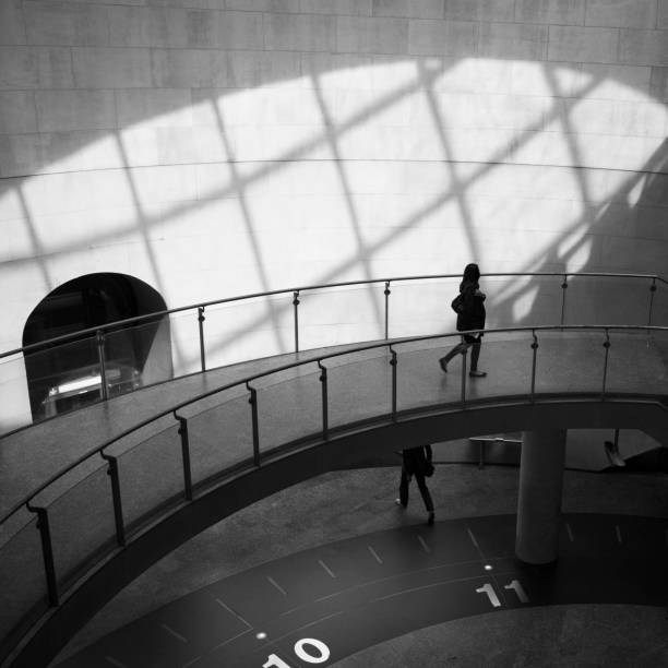 istock Commuters walking in modern station in Paris 1203798262