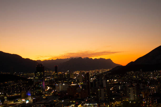 istock Sunset view in Monterrey Mexico 1203798874