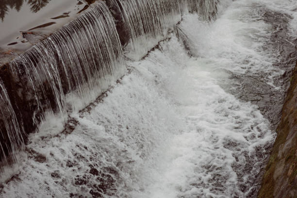 istock Snow and waterfall stock photo 1203801507
