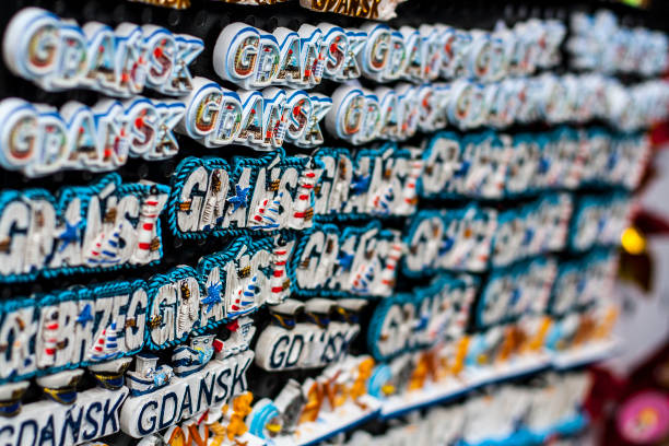 istock Fridge magnet souvenirs from Gdansk 1203806313