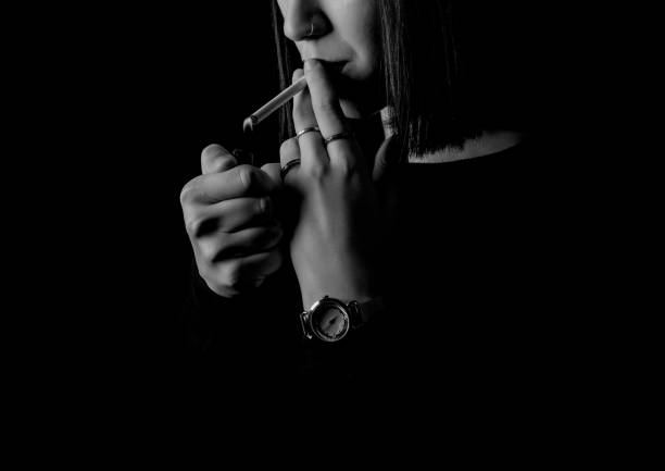 istock smoker woman 1203811230