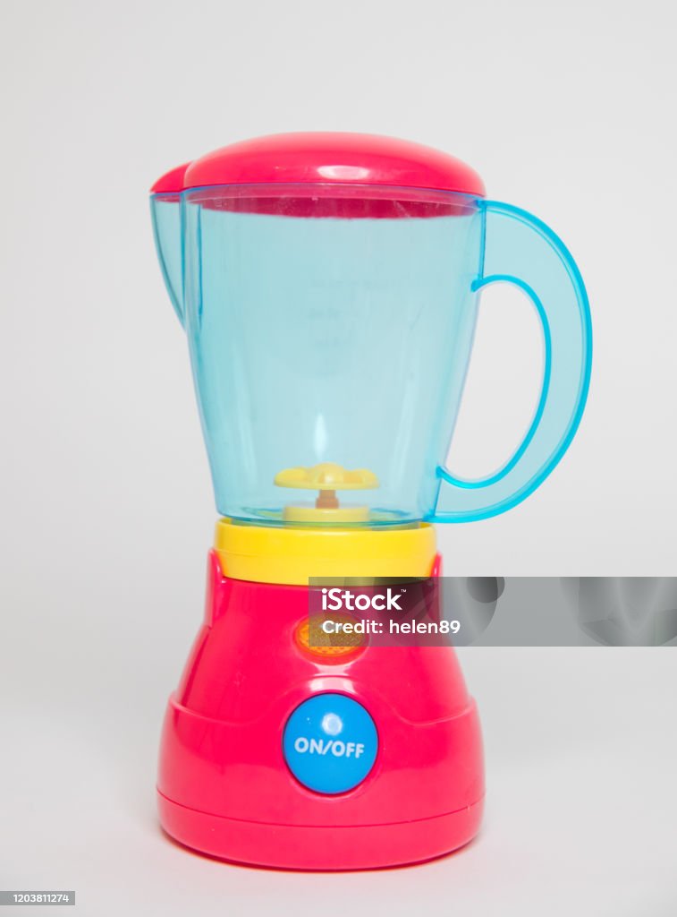 Blender Red Toy For Kids Stock Photo - Download Image Now - Artificial,  Blender, Chef - iStock