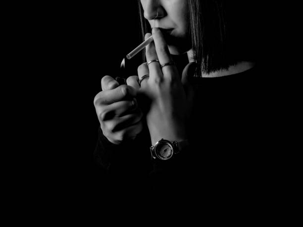 istock smoker woman 1203811299