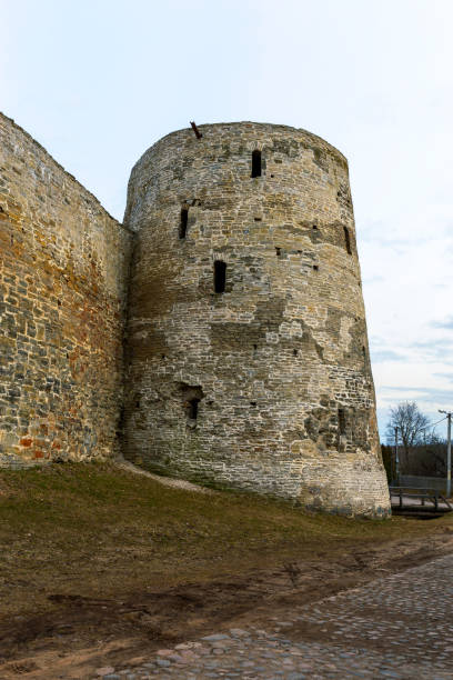 istock View of an old medieval fortress. 1203817338