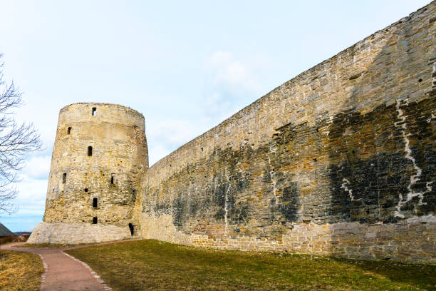 istock View of an old medieval fortress. 1203817340