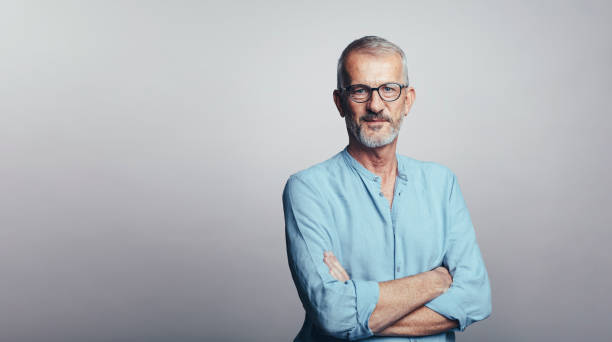 istock Portrait of senior man 1203822265