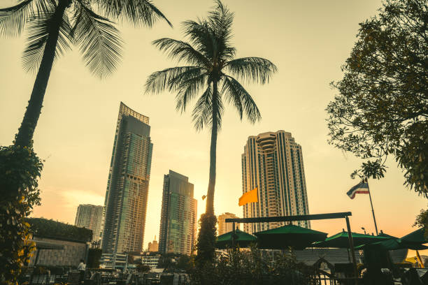 istock Sunset in the City 1203843273