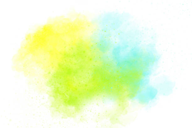 istock Watercolor Brush Strokes - Pastel Colors Painted Background 1203845087