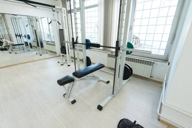 istock Gym With No People Interior 1203854304