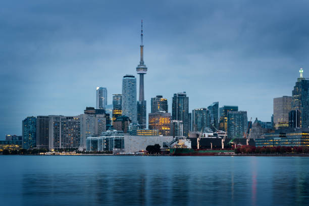 istock Toronto skyline at the morning 1203856837