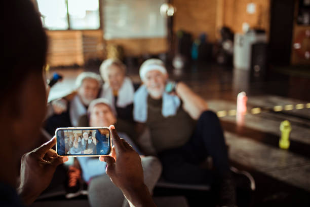 istock Seniors taking a Picture 1203879747