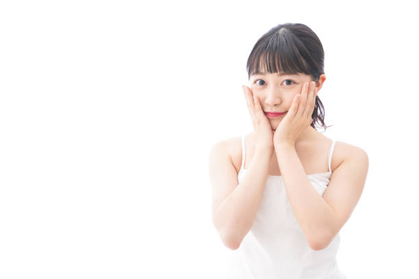 istock Young woman beauty care image 1203884639