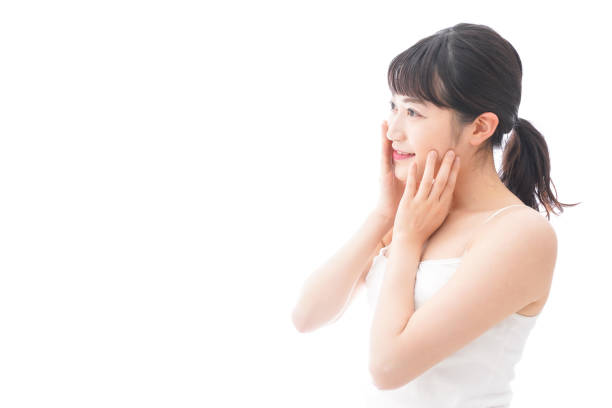 istock Young woman beauty care image 1203884667