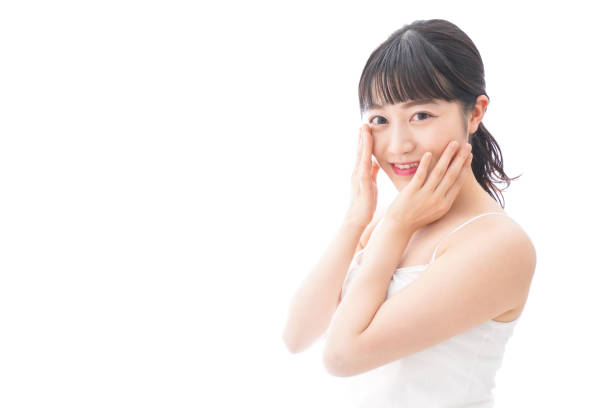 istock Young woman beauty care image 1203884695
