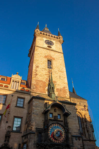 istock The Old Town Hall with astronomical clock from below 1203889096