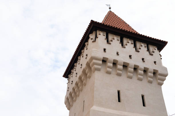 Buildings in the center of the famous city of Sibiu, situated in Romania